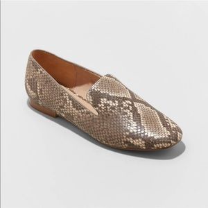 A New Day Snake Skin Slip On Flat Loafers